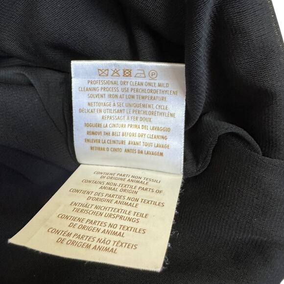 Gucci M Wool Houndstooth Peplum Sheath Dress - Picture 10 of 11